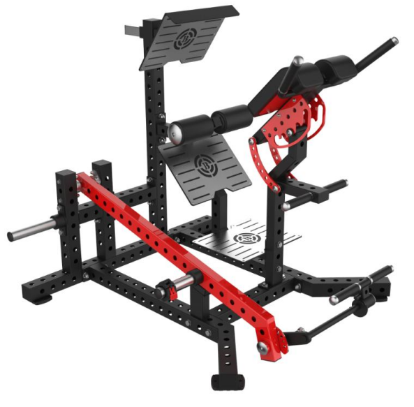 Home Gym Hip Thrust Machine - Aangepaste stalen plaat geladen heup stuwkrachtmachine