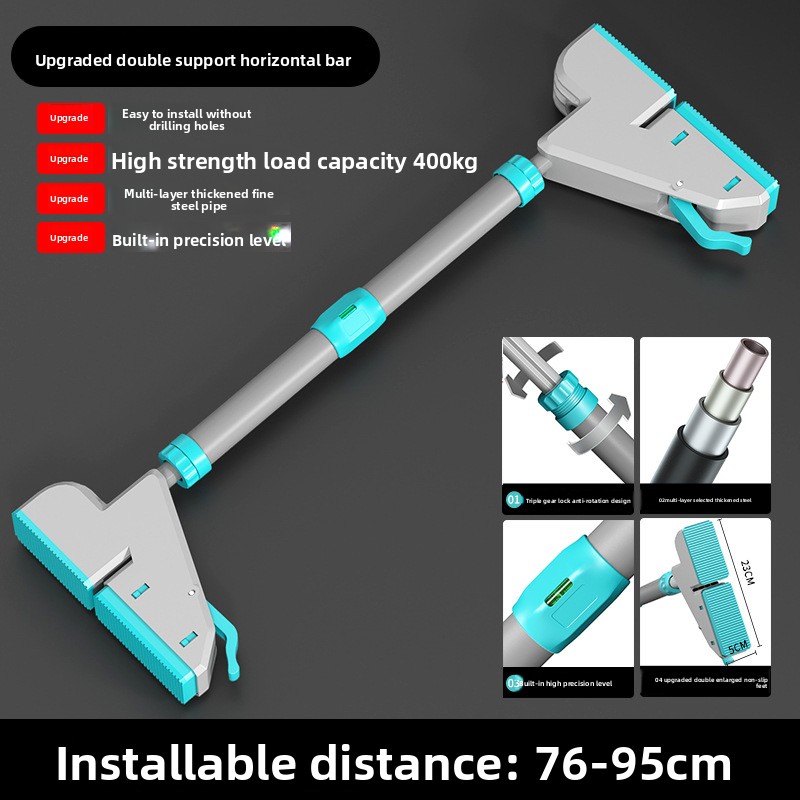 Home Gym Wall Mounted - Deurkozijn zonder boren Optrekstang Stalen wandgemonteerde