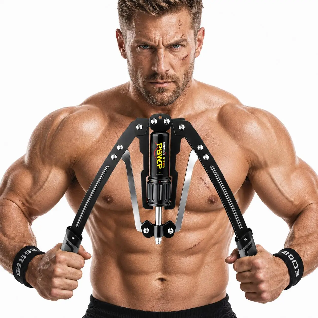 Home Gym Online - Verstelbare hydraulische power-twister armkrachttrainer 44-440lbs, onderarmtrainer,