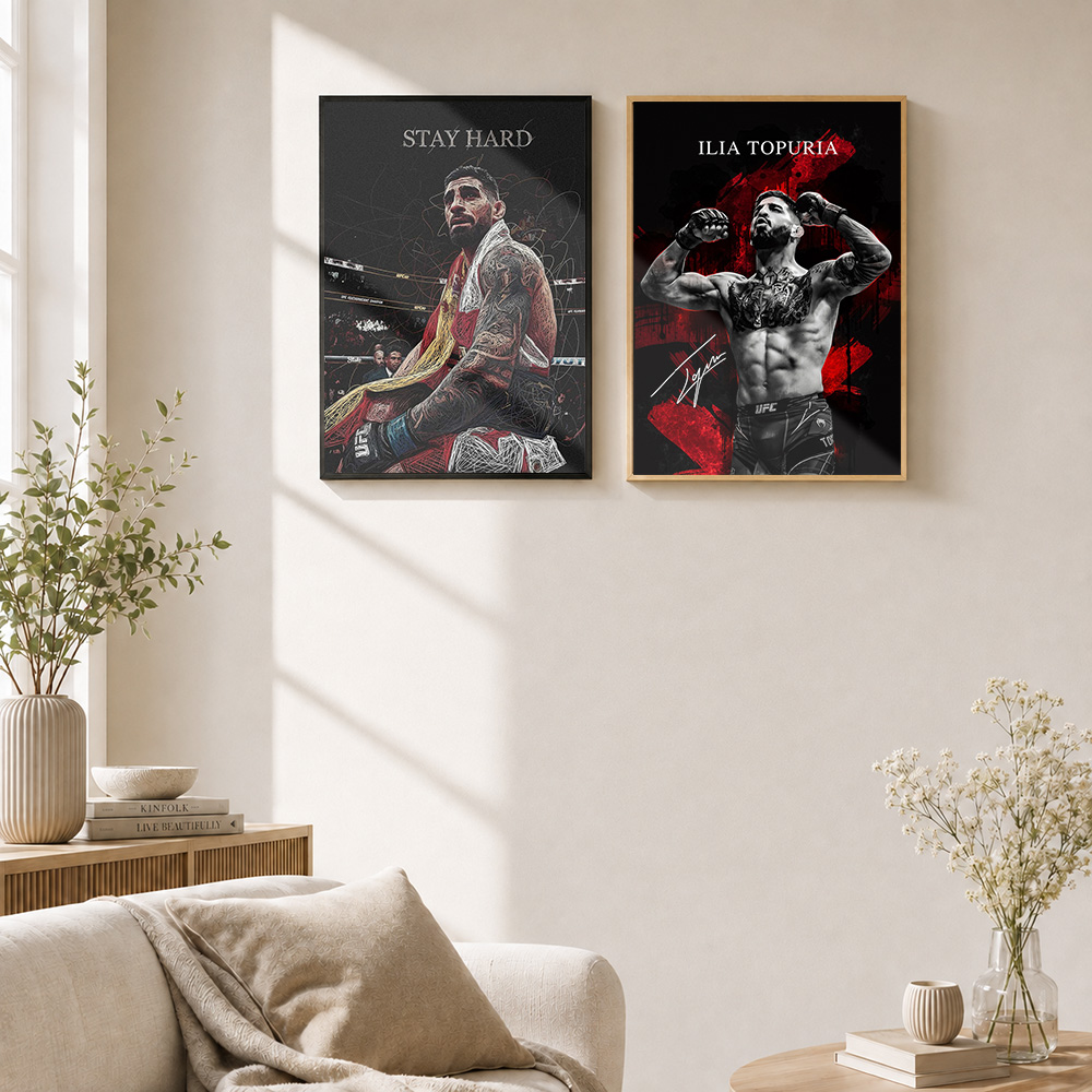 Ilia Topuria Inlijstde Metalen - Home Gym Room recensie en prijs