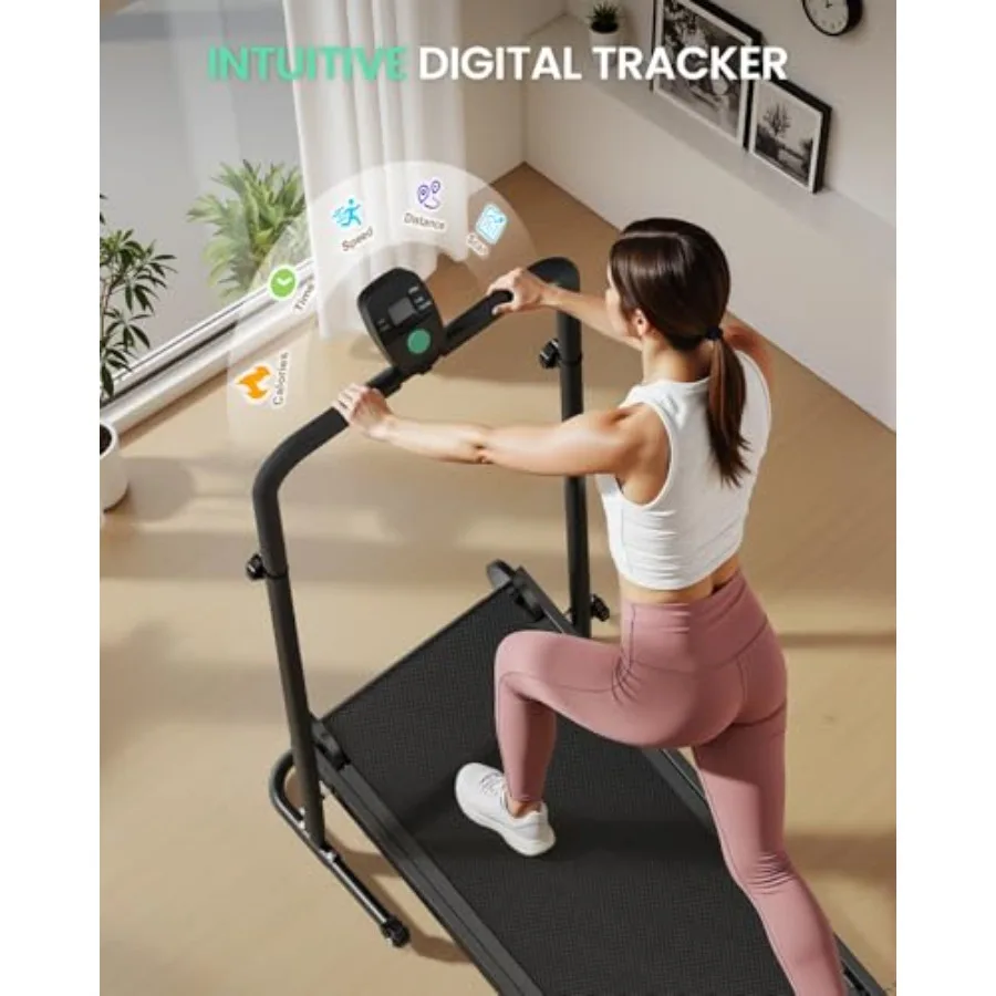 Handmatige loopband met dubbel - Home Gym Manual recensie en prijs