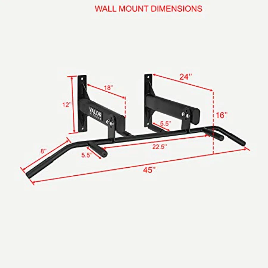 Zesgreeps trekstang voor wand- - Home Gym Wall Mounted recensie en prijs