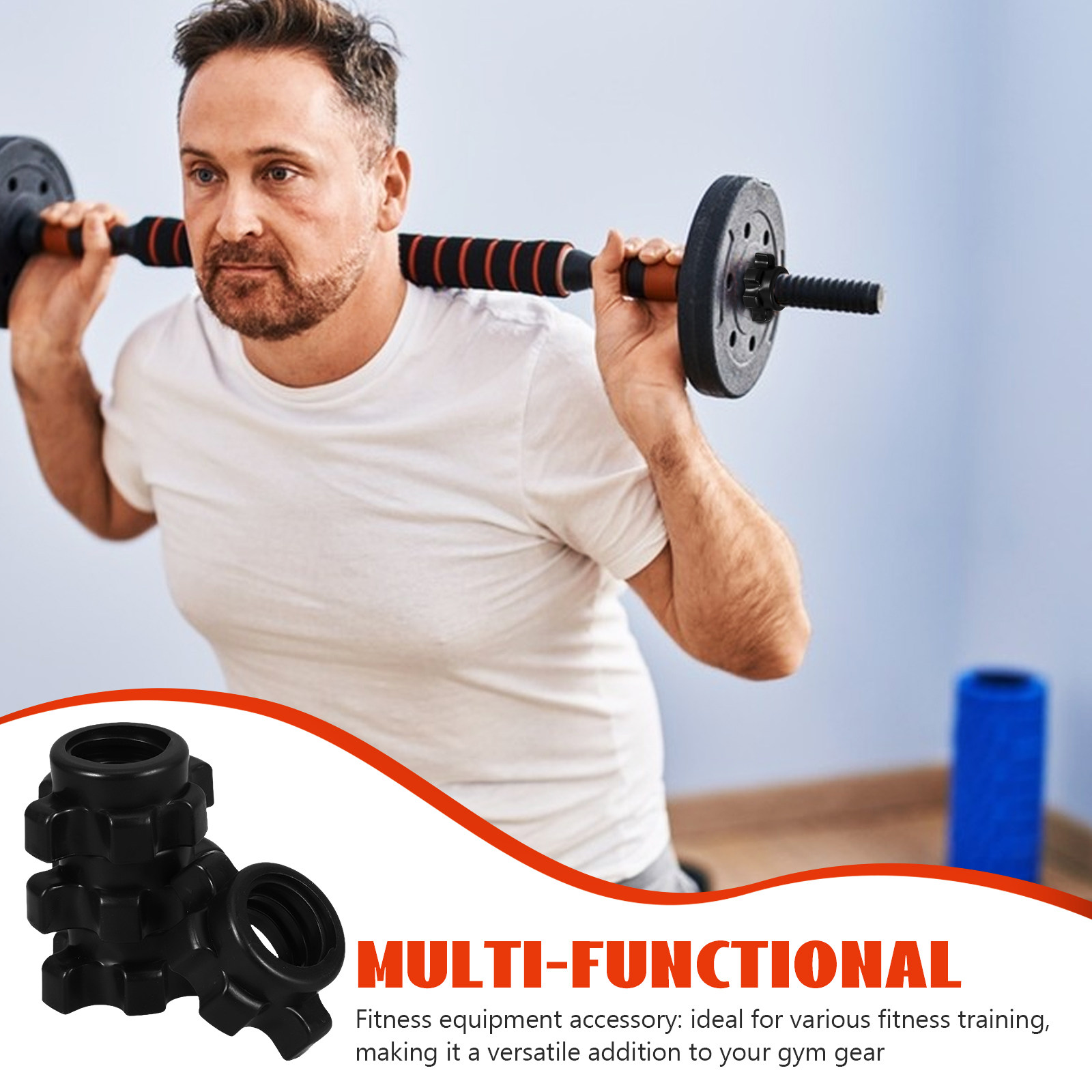 4 Stuks Plastic Moer Haltersta - Home Gym Online recensie en prijs